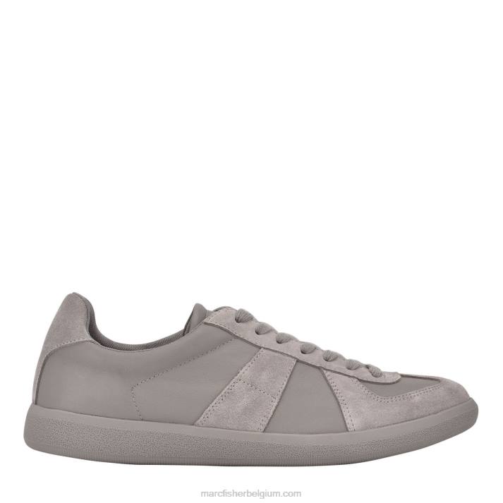 Heren sneaker van klei Marc Fisher BNX0H740 lichtgrijs suède