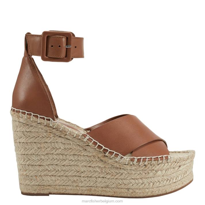 vrouwen capabele espadrillesandaal met sleehak Marc Fisher BNX0H199 natuurlijk