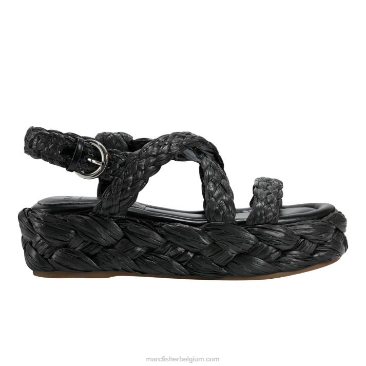 vrouwen genie espadrillesandaal Marc Fisher BNX0H204 zwart