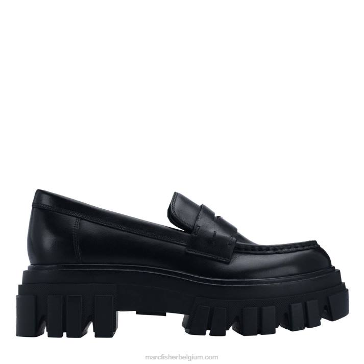 vrouwen morris lugsole loafer Marc Fisher BNX0H449 zwart leer
