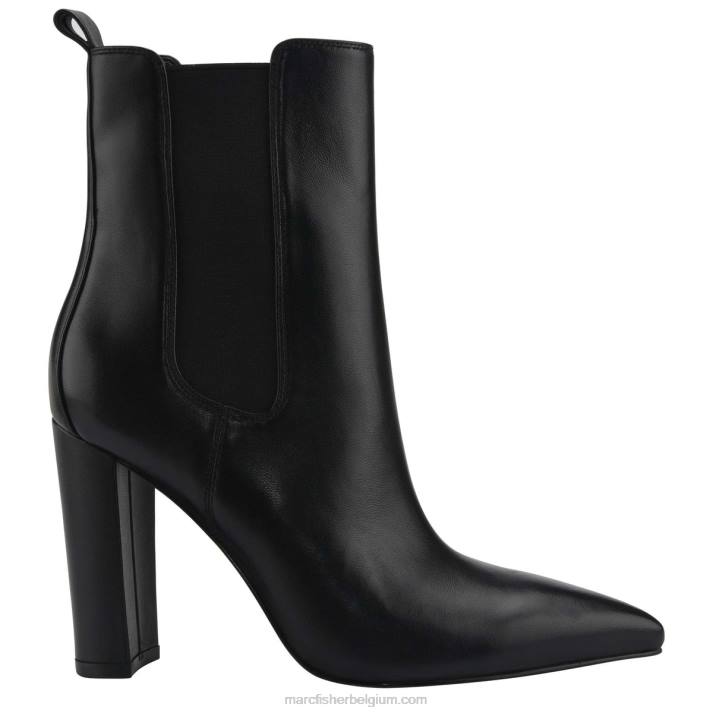 vrouwen garliss chelsea bootie met hak Marc Fisher BNX0H39 zwart patent