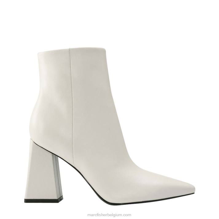 vrouwen kulika laars met hak Marc Fisher BNX0H112 chique creme leer