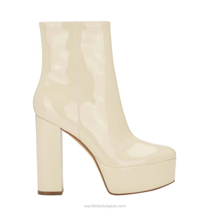 vrouwen platform bootie Marc Fisher BNX0H28 chique creme patent