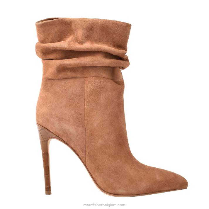 vrouwen rayya jurk bootie Marc Fisher BNX0H125 donkerbruin suède