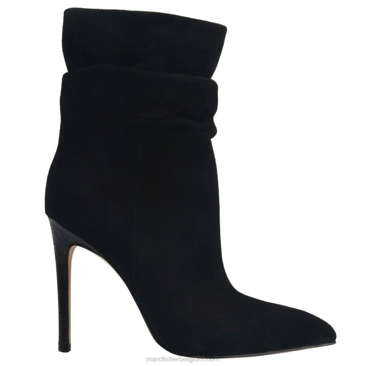 vrouwen rayya jurk bootie Marc Fisher BNX0H17 zwart suède