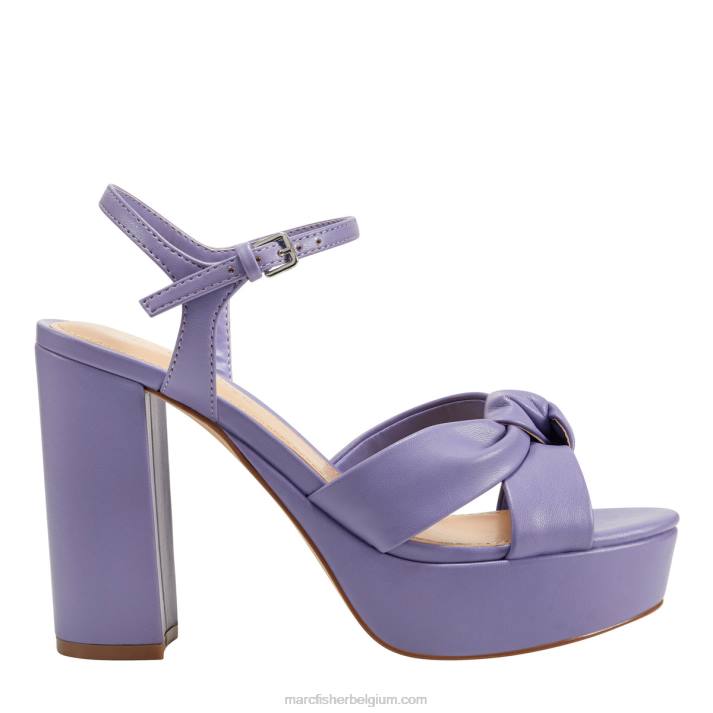 vrouwen deren platform sandaal Marc Fisher BNX0H580 paars