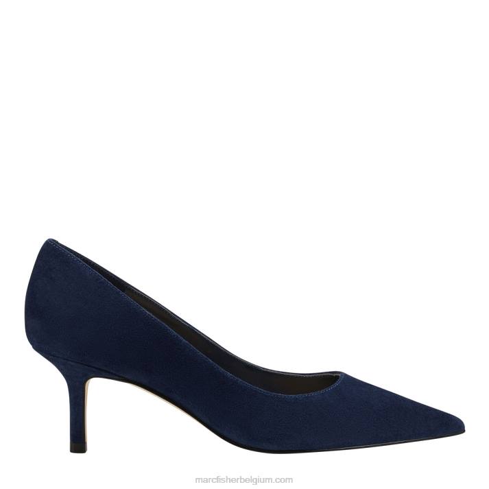 vrouwen alola pomp Marc Fisher BNX0H611 donkerblauw suède