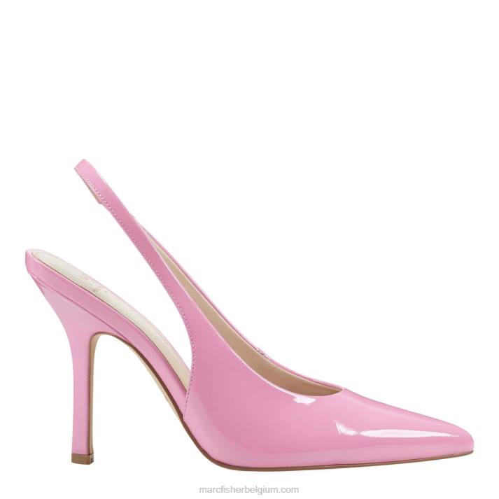 vrouwen emalyn slingback pump Marc Fisher BNX0H671 roze patent