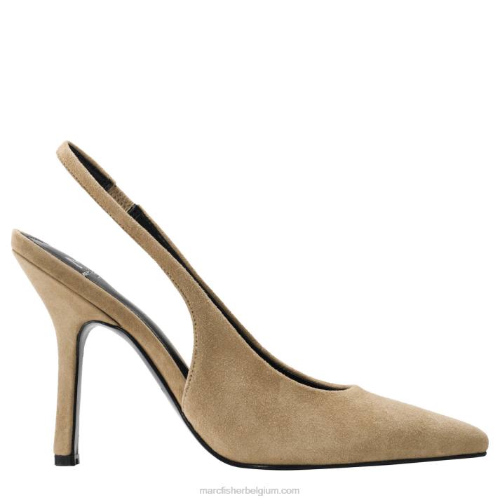 vrouwen emalyn slingback pump Marc Fisher BNX0H686 natuurlijk suède