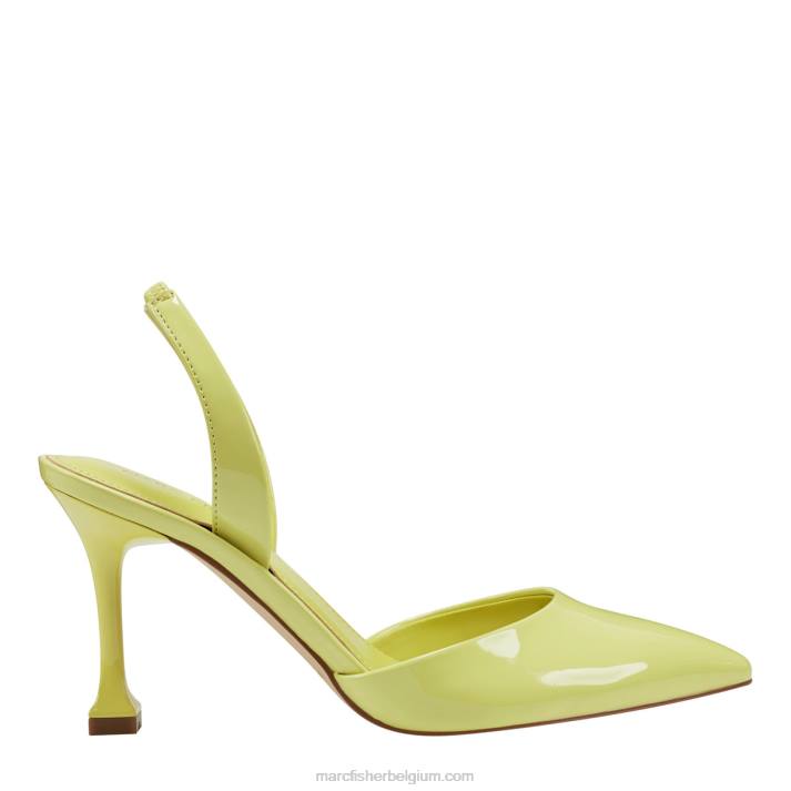 vrouwen hadya slingback pump Marc Fisher BNX0H657 limoen