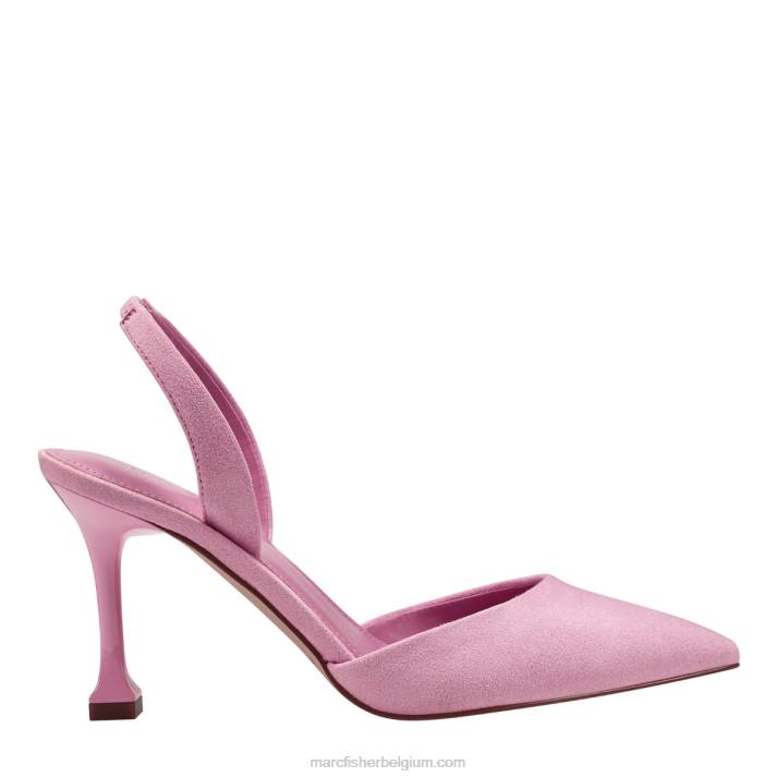 vrouwen hadya slingback pump Marc Fisher BNX0H673 roze suède