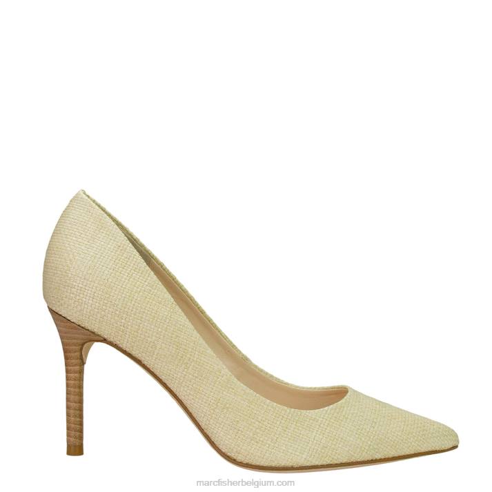 vrouwen salley puntige neus pomp Marc Fisher BNX0H670 natuurlijke raffia