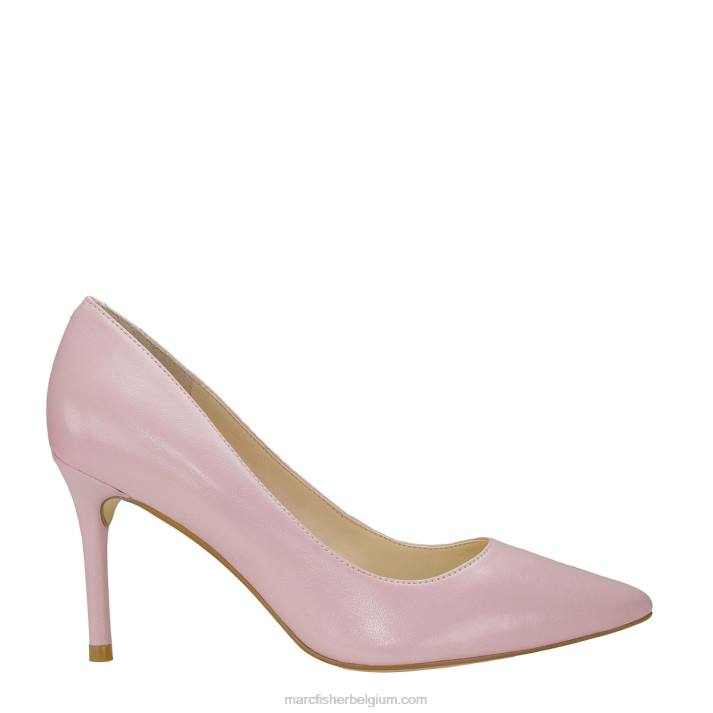 vrouwen salley puntige neus pomp Marc Fisher BNX0H672 roze metallic leer