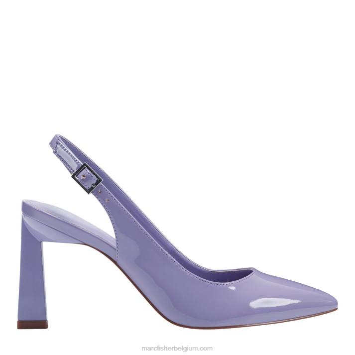vrouwen sannek slingback pomp Marc Fisher BNX0H654 paars octrooi