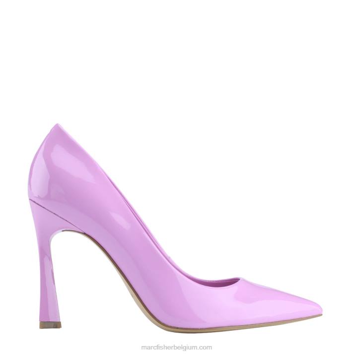vrouwen sassie pumps met hak Marc Fisher BNX0H644 violet lakleer