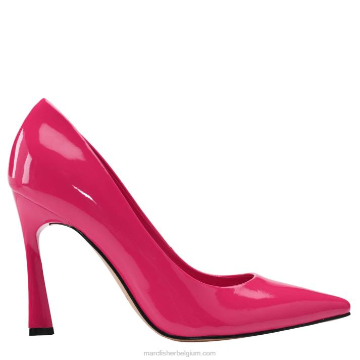 vrouwen sassie pumps met hak Marc Fisher BNX0H690 roze lakleer