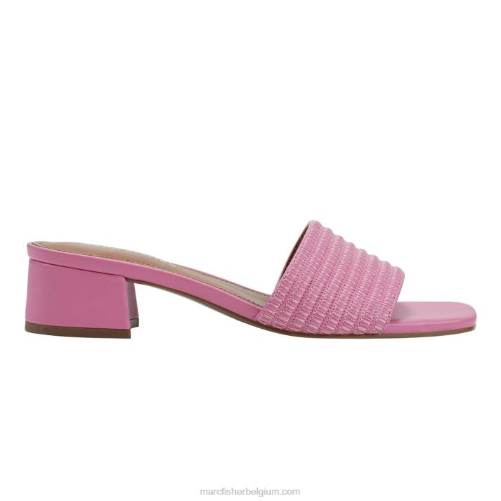vrouwen cinasa geklede sandalen Marc Fisher BNX0H358 roze leer