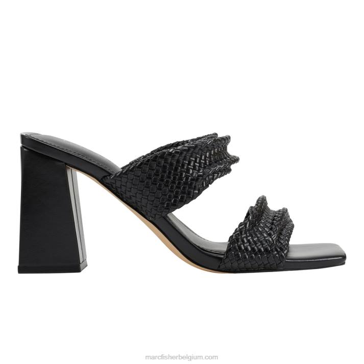 vrouwen eloria getailleerde geklede sandalen Marc Fisher BNX0H367 zwart