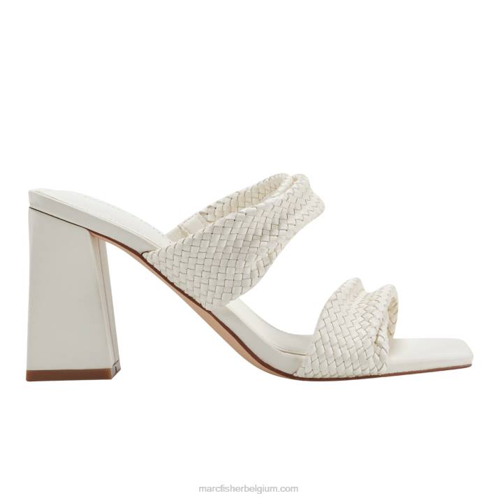 vrouwen eloria getailleerde geklede sandalen Marc Fisher BNX0H368 chique creme